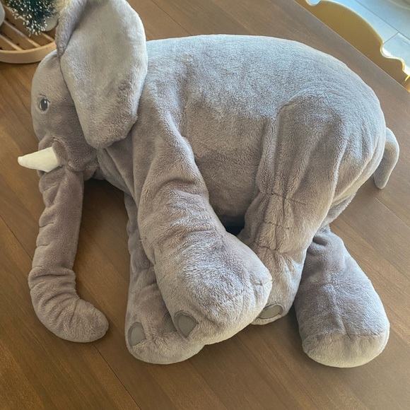 IKEA Gray Elephant Plush 24" - No Tags - Picture 4 of 7